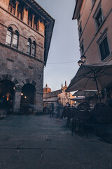 Sticker - View at Massa Marittima in Tuscany - Italy