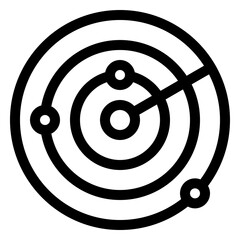 Sticker - radar icon