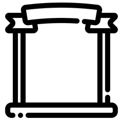 Sticker - entrance icon