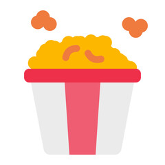 Poster - popcorn icon