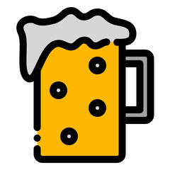 Canvas Print - beer icon