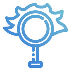 Sticker - ring of fire icon