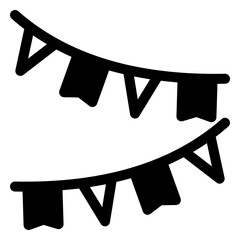 Sticker - garland icon