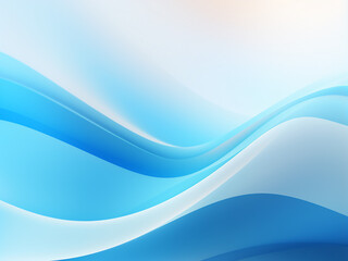 Wall Mural - geometric wonders dance on a serene blue backdrop. ai generation.