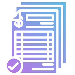 Sticker - invoice-bill-receipt-finance-payment