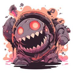 Wall Mural - Dungeon creature illustration for shirt