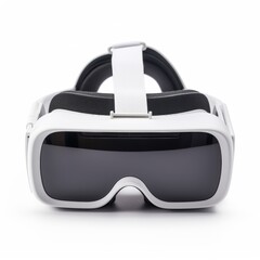 Aufkleber - Stock image of a virtual reality headset against a white backdrop Generative AI