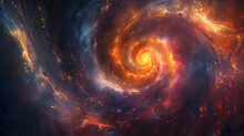 Plunge Into The Depths Of A Cosmic Whirlpool, Where Spiraling Galaxies Of Abstraction Converge In A Mesmerizing Dance Of Light And Shadow, Creating A Celestial Vortex.