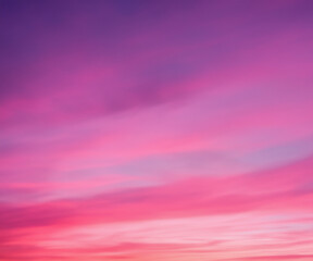 Wall Mural - pink sky and clouds background