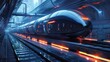 High-speed, low-friction transportation systems that use vacuum tubes to propel pods at speeds exceeding 700 mph, offering a sustainable alternative to air travel and reducing congestion and emissions