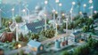 Advanced smart grid technologies that optimize energy distribution, integrate renewable energy sources, and enable two-way communication between utilities and consumers to improve energy efficiency 