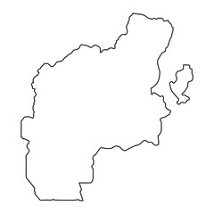 South Ethiopia Regional State map, administrative division of Ethiopia. Vector illustration.