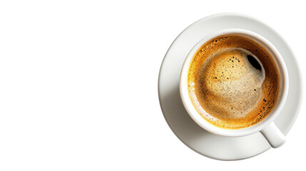 Wall Mural - cup of coffee isolated on transparent and white background.PNG image