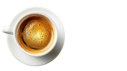 Wall Mural - cup of coffee isolated on transparent and white background.PNG image