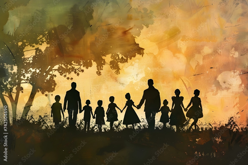 Sentimental Reflections Family Tree: Youthful Reflections. Concept Generational Portraits ...