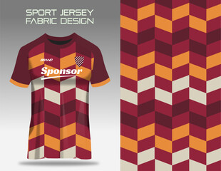 Wall Mural - Sport Jersey Uniform Fabric Textile Design for soccer football club