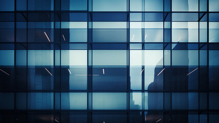 Wall Mural - Elegant and simple abstract glass architecture