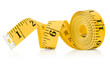 © Ирина Гутыряк - yellow sewing measuring tape on white isolated background