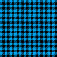 Blue Black Lumberjack Plaid Seamless Pattern. Buffalo Check Patterns. Blue And Black. Hipster Style Backgrounds. Vector Pattern Swatches Made With Global Colors.