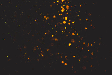 Wall Mural - Vintage gold bokeh created by neon lights