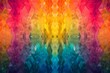 Colorful Rainbow trellis Copy Spcae Design. Vivid bold wallpaper fashionable abstract background. Gradient motley gaudy lgbtq pride colored neon illustration teal