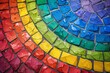 Colorful Rainbow essence Copy Spcae Design. Vivid dilation wallpaper uninterrupted abstract background. Gradient motley luxurious lgbtq pride colored neon illustration pop art