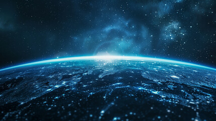 Wall Mural - earth in space