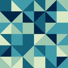 Wall Mural - Abstract background with a low poly design in shades of blue