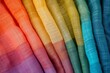 Colorful Rainbow electric Copy Spcae Design. Vivid crochet wallpaper blend abstract background. Gradient motley gradient lgbtq pride colored neon illustration graphic