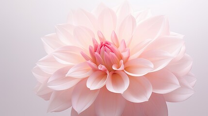 Poster - soft light pink flower