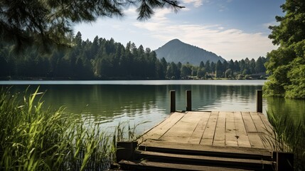 Poster - serene silver lake