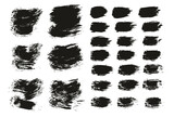 Fototapeta Młodzieżowe - Hand Drawn Round Brush Thin Short Background & Straight Lines Mix Artist Brush High Detail Abstract Vector Background Mix Set 