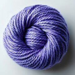 Wall Mural - ball of knitting yarn. purple wool yarn. purple cotton yarn. purple knitting yarn ball for textiles and clothing.