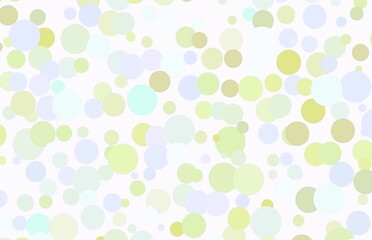 Canvas Print - pattern with circles. pastel background