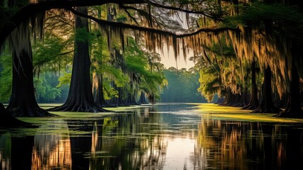 Canvas Print - reflection beauty lake photo