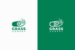abstract grass carpet logo vector