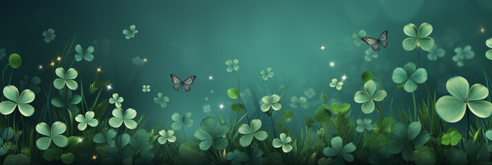 Festive background for St. Patrick's Day. Background, banner