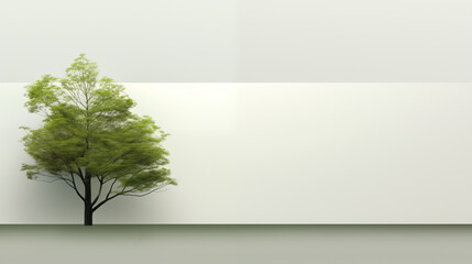 Wall Mural - futuristic tree area to write