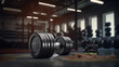 © Ирина Рычко - fitness equipment, big gym dumbbells