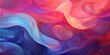 © AkimD - Brigh color flow drawing painted creative brushwork decoration with pink and blue fluid texture view