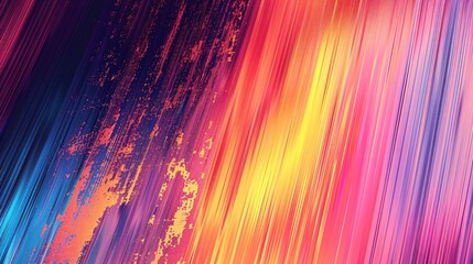 Vivid screen glitch texture creating a dynamic and visually intriguing background that mimics digital errors
