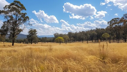 Wall Mural - golden fields: capturing the beauty of summer harvest in rural landscapes
