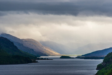 Wall Mural - nature sceneries along the wester ross route, highlands Scotland