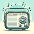 Poste de radio vintage