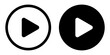 © David - play button vector. symbol, icon, sign