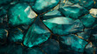 Abstract background with emerald effect texture