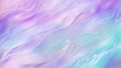 Abstract trendy rainbow holographic background in 80s style. Blurred texture in violet, pink and mint colors with scratches and irregularities. Pastel colors