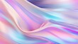 Blurry abstract pastel iridescent holographic foil background