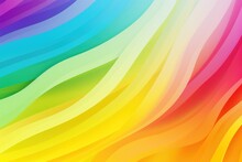 A Seamless Background With Vertical Gradient Stripes In Rainbow Colors, Symbolizing LGBTQ  Pride And Inclusivity. Gradient Rainbow Stripes Background