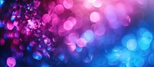 The Blurry Background Features Vibrant Violet And Brilliant Blue Colors Blending In A Bokeh Blur Effect.